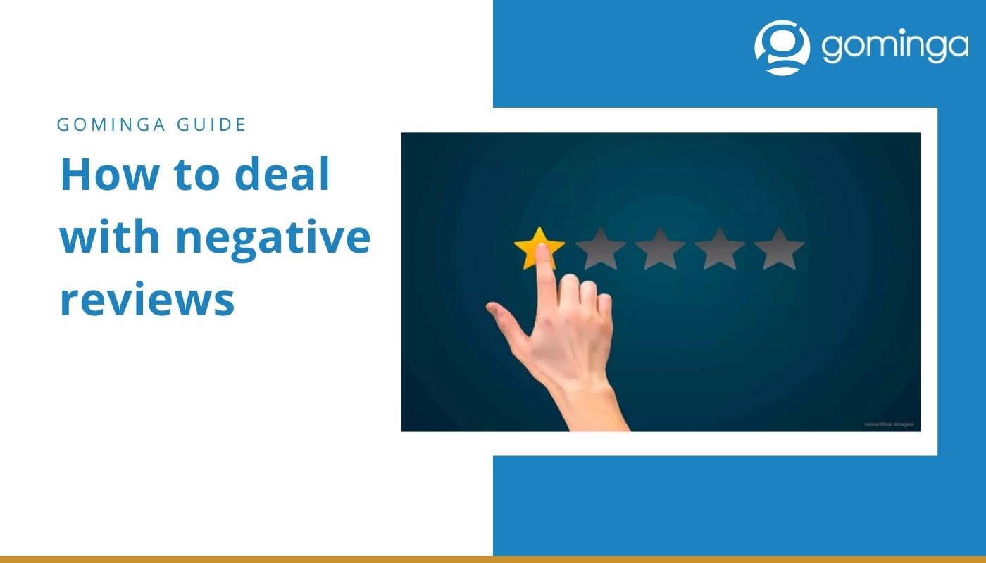 How to deal with negative reviews