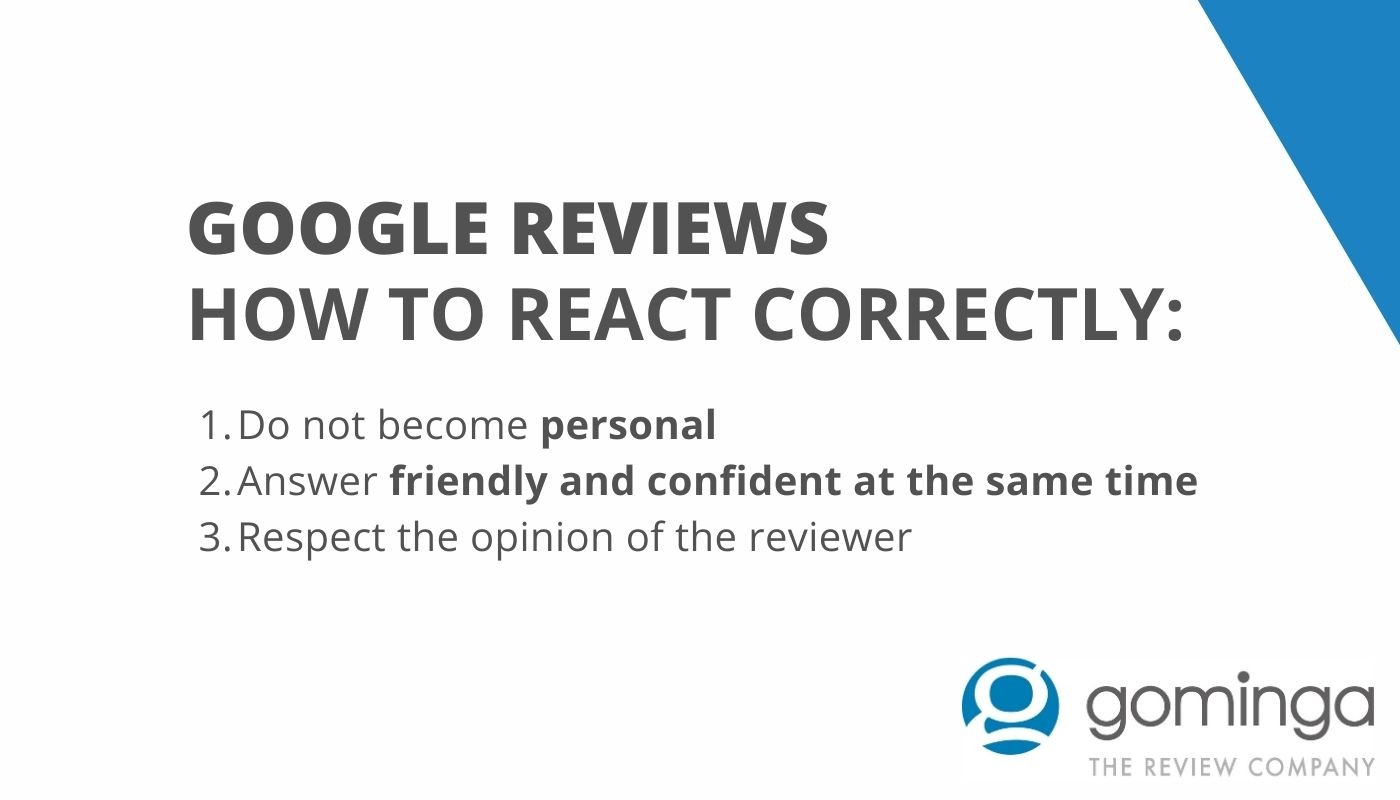 how to respond to google reviews